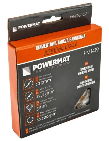 DISC DE POLIZARE PENTRU OALE 125MM, Powermat, PM1419