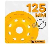 DISC DE POLIZARE PENTRU OALE 125MM, Powermat, PM1419