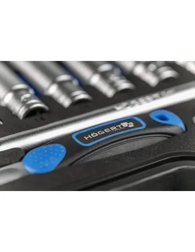 Set scule 36 piese 3/8 Hogert – Profesional Cr-V