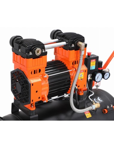 Compresor fara ulei 2200W, 50L, 10...