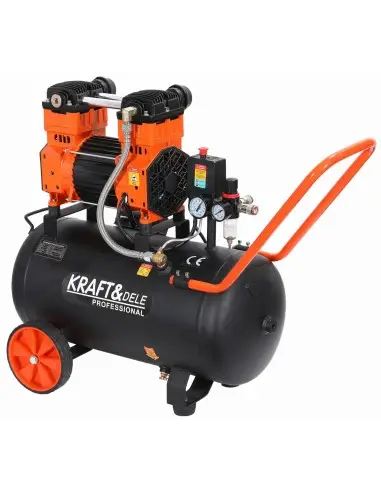 Compresor fara ulei 2200W, 50L, 10...