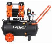 Compresor fara ulei 2200W, 50L, 10 bar, Kraft&Dele, D1393