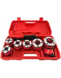 Set de filiere manual pentru tevi 6 bucati, VERKE, 1/4-1 1/4", V07514