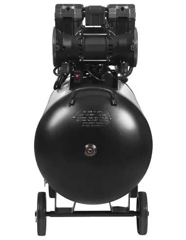 Compresor fara ulei 100L, 2x2200W, 8...