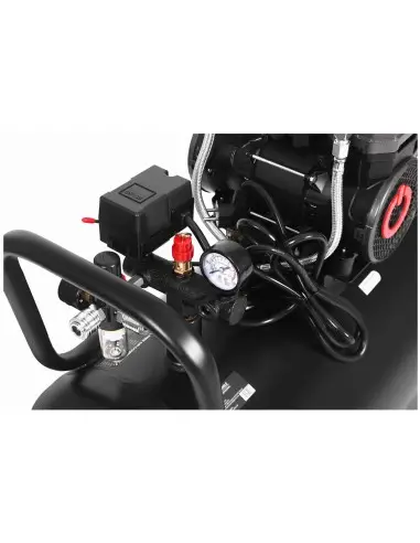 Compresor fara ulei 100L, 2x2200W, 8...