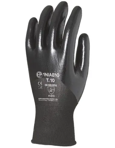 1NIAB-Manusi de protectie imersate in nitril EUROLITE Coverguard GANTELINE Coverguard - Manusi impregnate/imersate