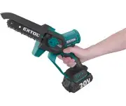 Cordless one handed chain saw, EXTOL INDUSTRIAL, 8791922, brushless, 2Ah