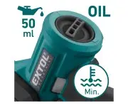 Cordless one handed chain saw, EXTOL INDUSTRIAL, 8791922, brushless, 2Ah