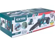Cordless one handed chain saw, EXTOL INDUSTRIAL, 8791922, brushless, 2Ah