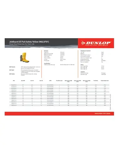 Cizme de lucru S5 Dunlop JobGuard... Cizme de lucru S5 Dunlop JobGuard...