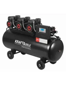 Compresor fara ulei 200L, 3x2200W, 750L/min, Kraft&Dele, KD4084