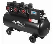 Compresor fara ulei 200L, 3x2200W, 750L/min, Kraft&Dele, KD4084