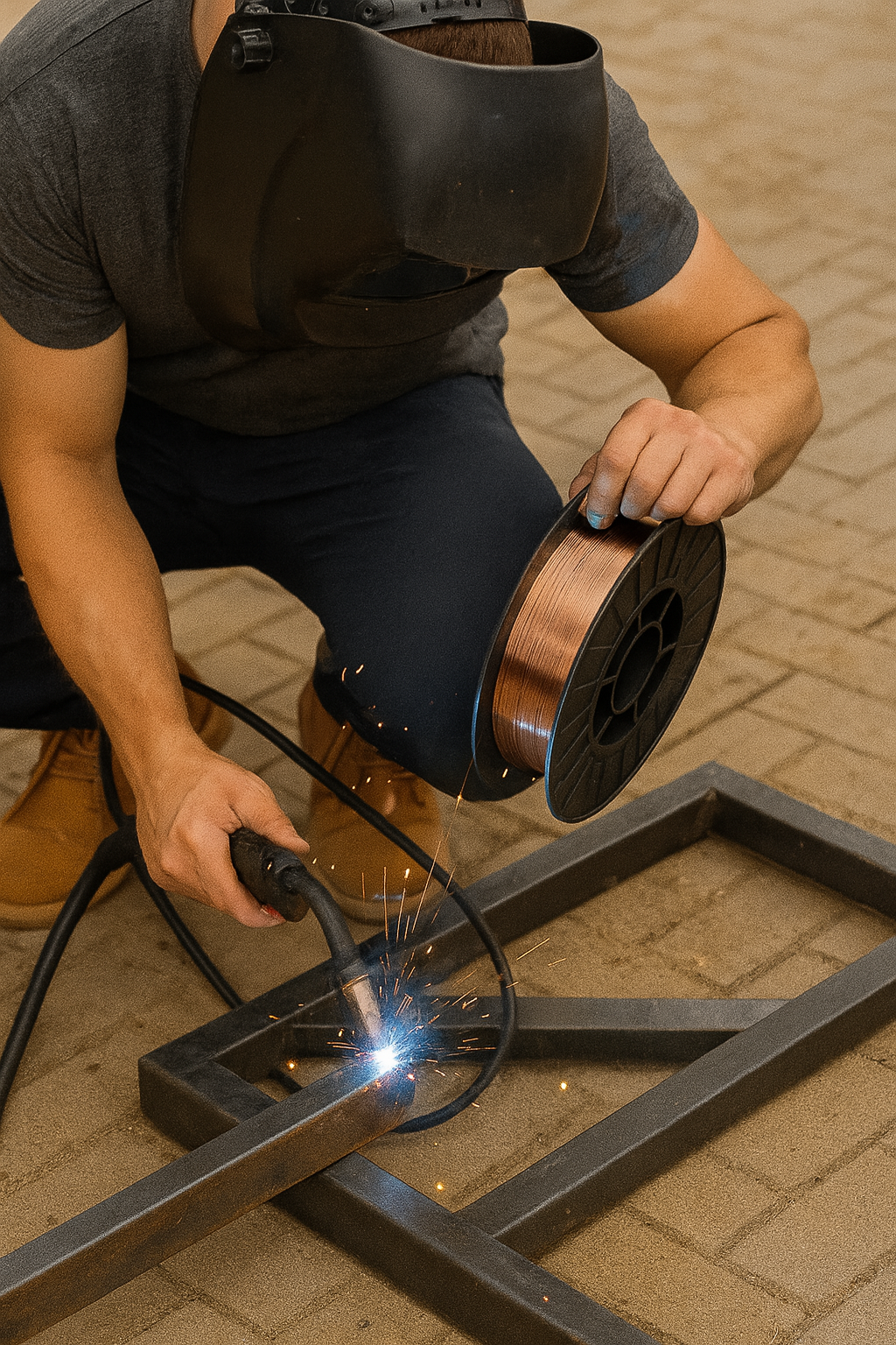 Sarma de sudura 5kg / 0,8mm - ER70S-6, Powermat, PM0013