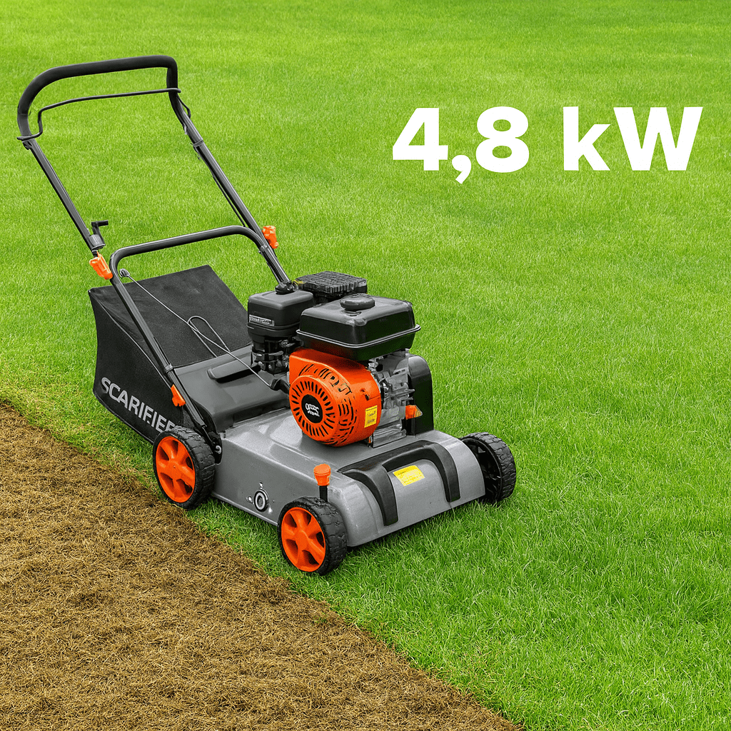 Aerator si verticulator pe benzina Kraft&Dele, 3.8 kW, 380 mm, KD5191
