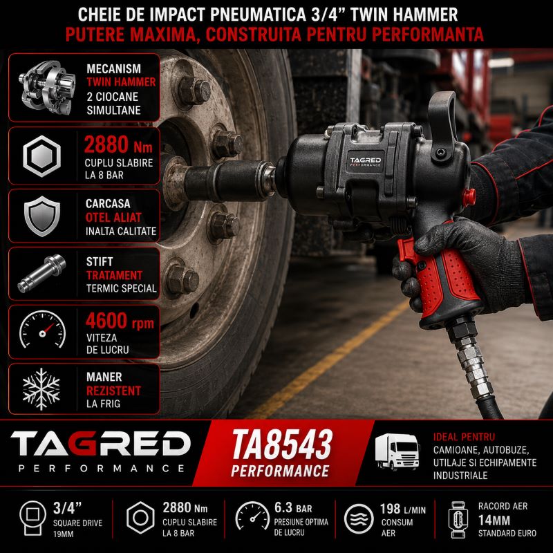 cheie pneumatic 28880 Nm